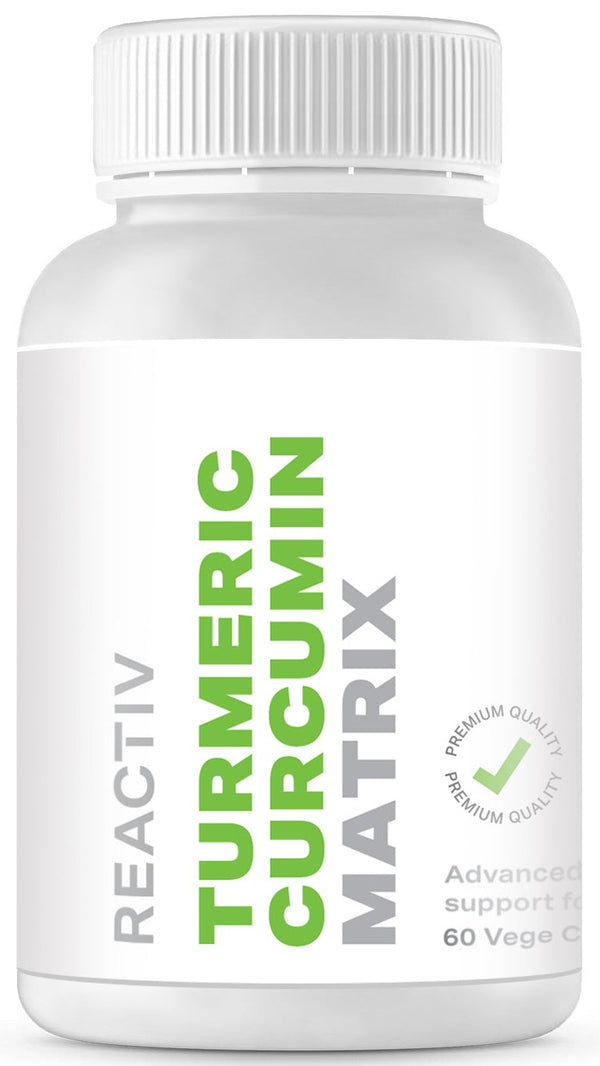 Reactiv Turmeric Curcumin Matrix x 60 Capsules