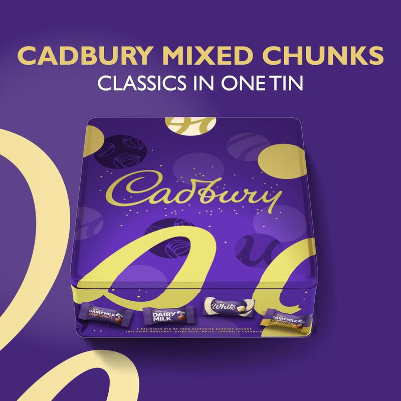 Cadbury Mixed Chunks Tin - 720g