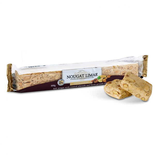 Nougat Limar: Coffee Almond Nougat Log - 300g