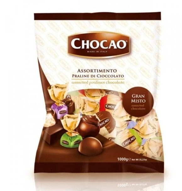 Vergani Chocao: Assorted Chocolate Pralines (1kg)