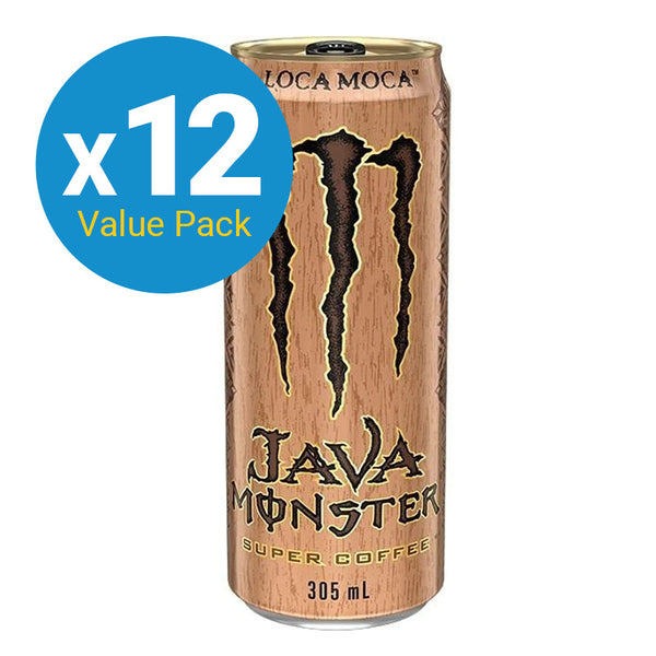 Monster Java Super Coffee - Loca Moca - 305ml (12 Pack)