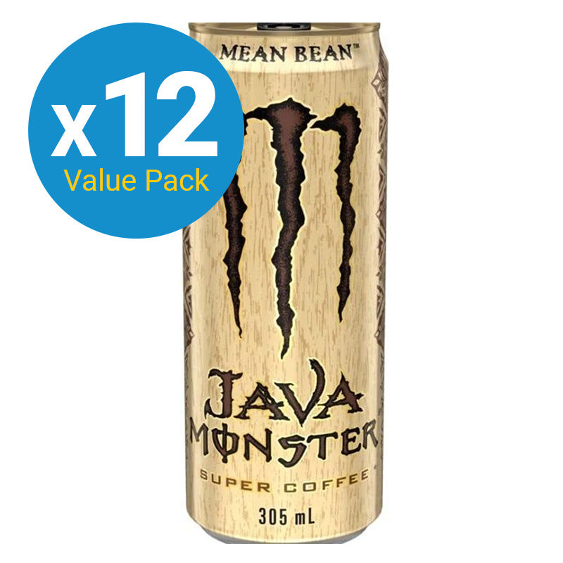 Monster Java Super Coffee Drink Can - Mean Bean - 305ml (12 Pack)