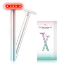 LED Face Wand Light Device with Facial Massager