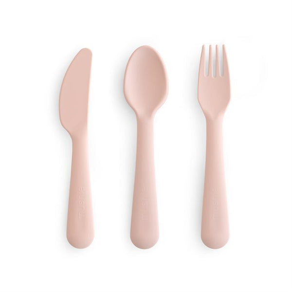 Mushie: Cutlery Set - Blush