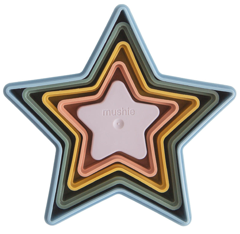 Mushie: Nesting Star Stack Set - Retro