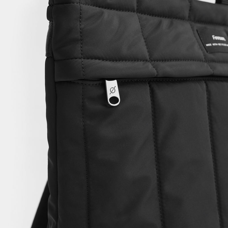 Finnson: Rae Eco Changing Backpack With Changing Mat - Black