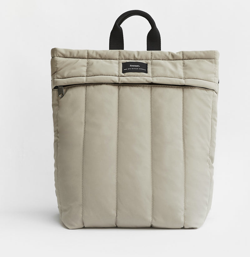 Finnson: Rae Eco Changing Backpack With Changing Mat - Taupe