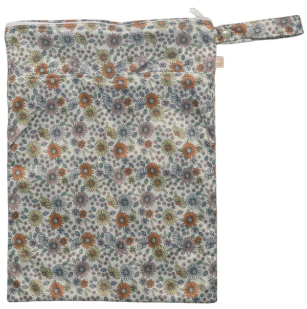 Nestling: Double Pocket Wet Bag - Floral Fields