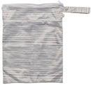 Nestling: Double Pocket Wet Bag - Grey Stripe