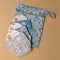 Nestling: Sassy SIMPLE Nappy Complete - Blue Fish (One Size)