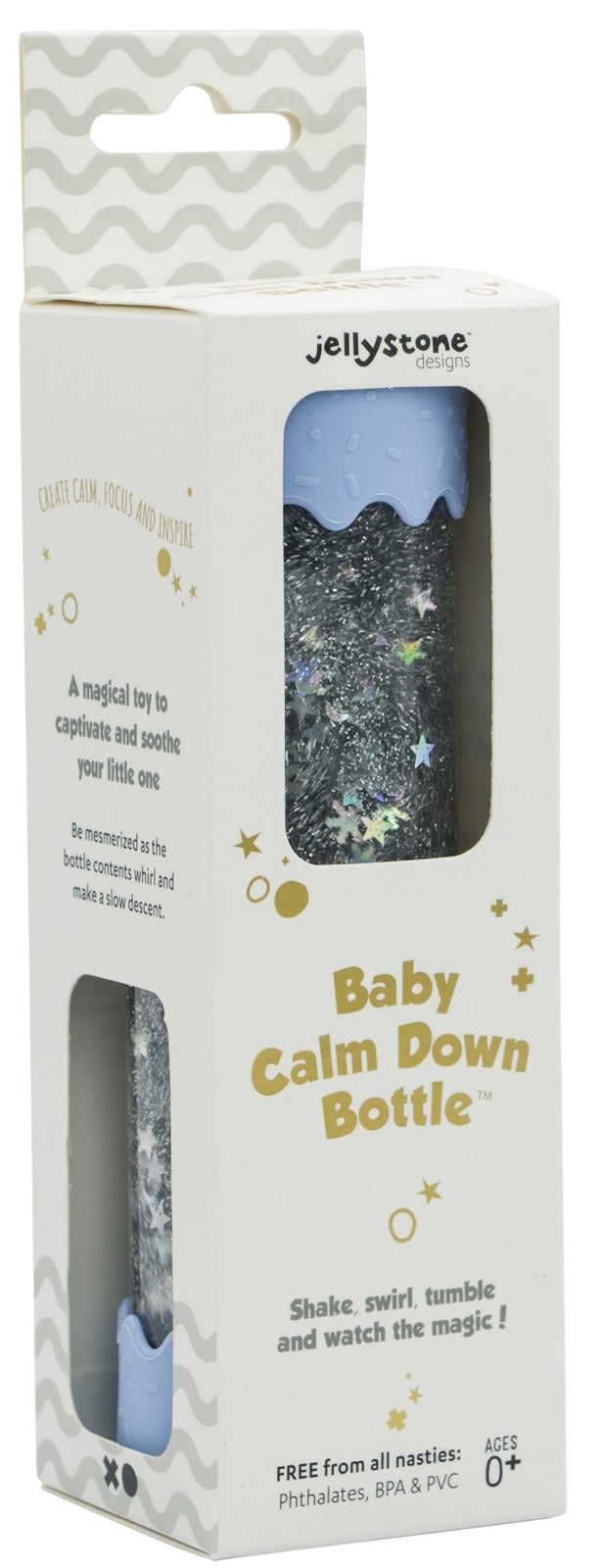 Jellystone: Baby Calm Down Bottle - Soft Blue