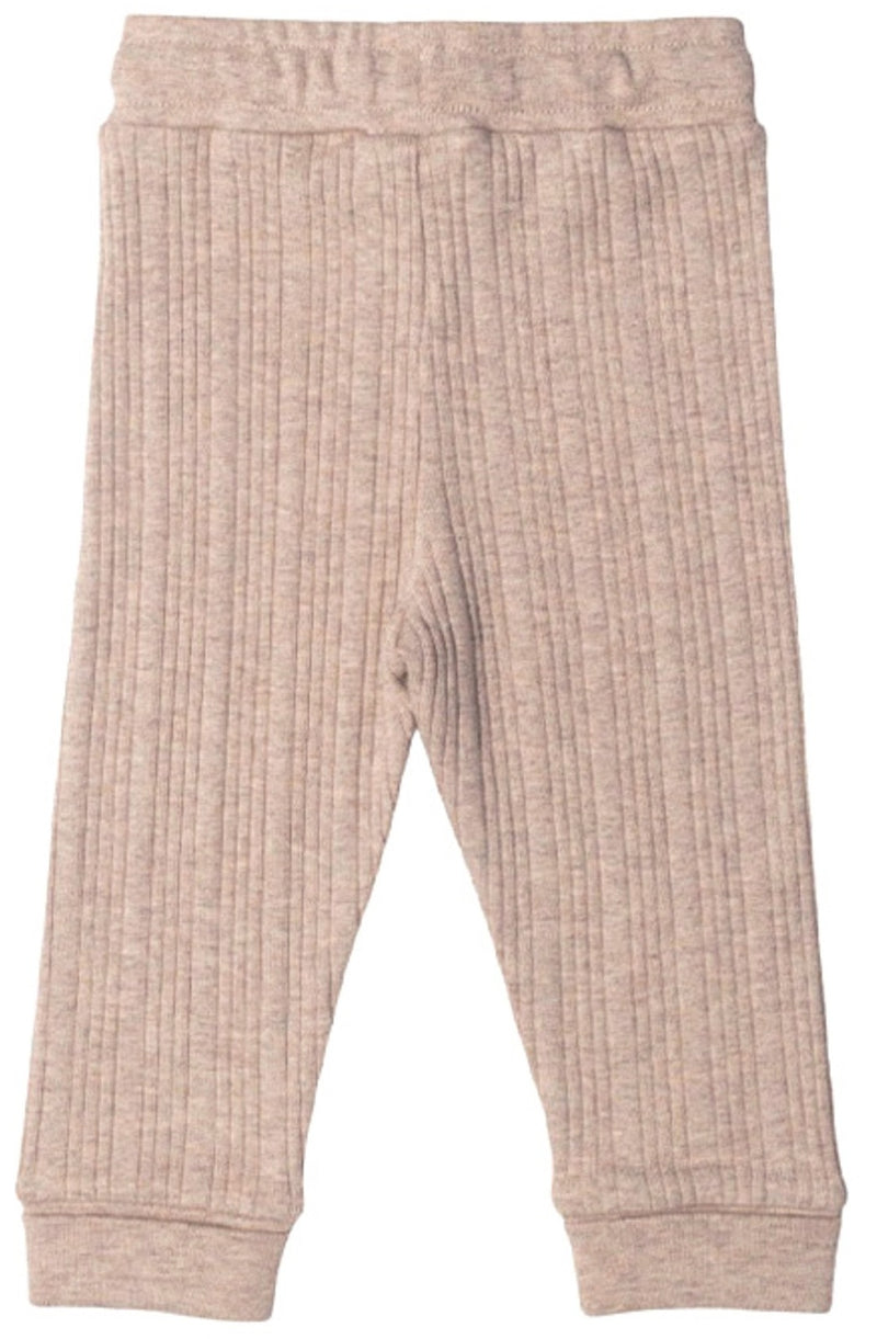 Woolbabe: Relaxed Pants - Dune Marl (Newborn)