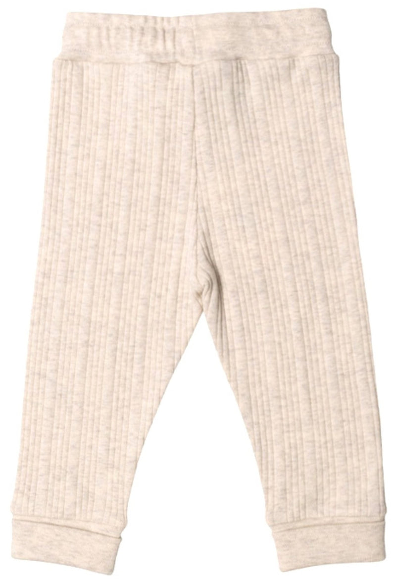 Woolbabe: Relaxed Pants - Natural Marl (Newborn)