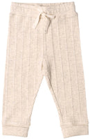 Woolbabe: Relaxed Pants - Natural Marl (1 year)