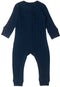 Woolbabe: Long Sleeve Henley Suit - Tekapo Marl (Newborn)