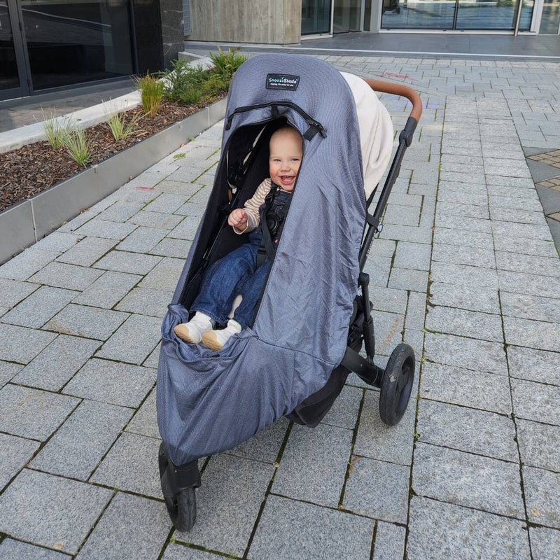 SnoozeShade: Plus Deluxe Blackout Buggy Shade Cover