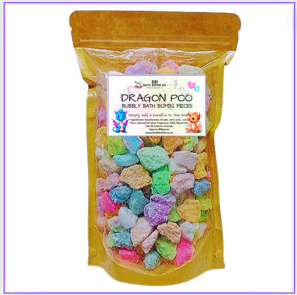 Bath Bomb NZ: Dragon Poo Bubbly Bath Bomb Pieces