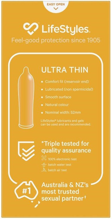 LifeStyles: Ultra Thin Condoms (10 Pack)