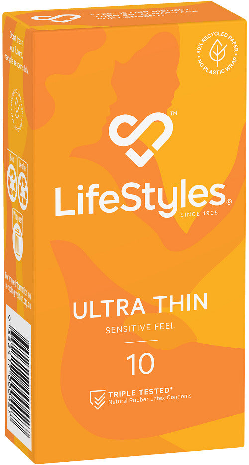 LifeStyles: Ultra Thin Condoms (10 Pack)