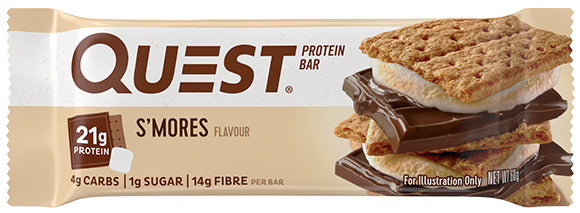 Quest Nutrition Protein Bar - S'Mores (60g) x 12 (Box of 12)