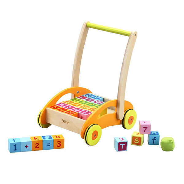 Classic World: Baby Walker with Blocks