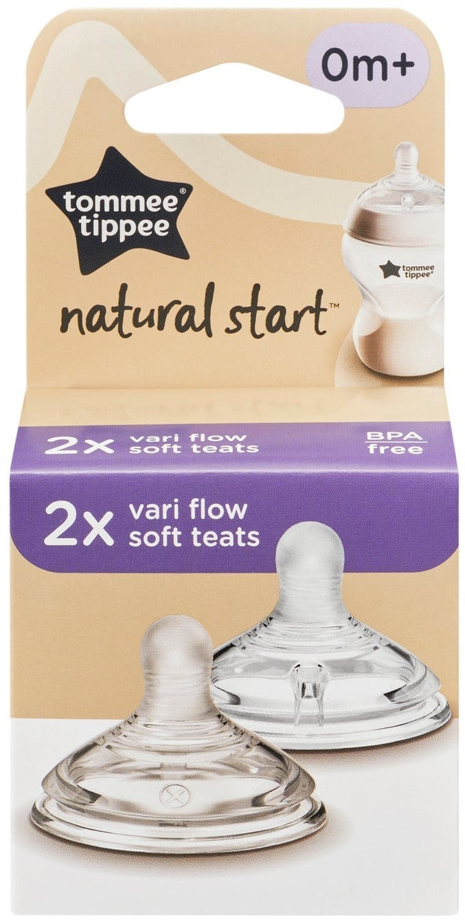 Tommee Tippee: Natural Start Varying Flow Teats (2 Pack)