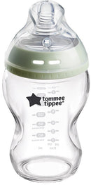 Tommee Tippee: Natural Start Glass Bottle with Slow Flow Teat (250ml)