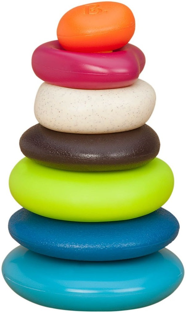 B.Toys: Skipping Stones Stacking Rings Toy