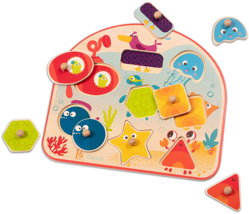 B.Toys: Sea Treasures Wooden Puzzle