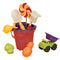 B.Toys: Sands Ahoy Medium Bucket Playset - Mango