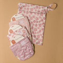 Nestling: Double Pocket Wet Bag - Pink Ditsy