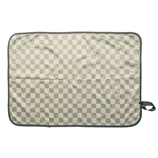 Nestling: Out & About Change Mat - Moss Check