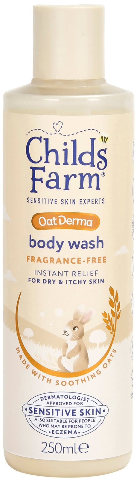 Childs Farm: Oat Derma Baby Wash - Fragrance Free (250ml)