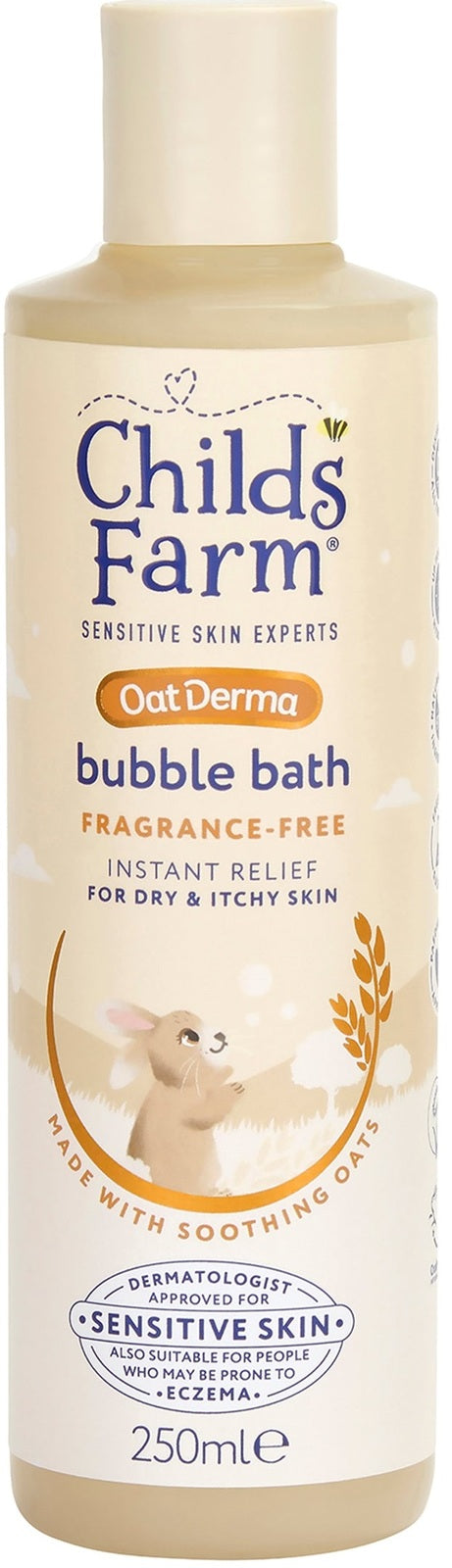 Childs Farm: Oat Derma Baby Bubble Bath - Fragrance Free (250ml)