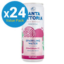 Santa Vittoria Sparkling Water Pomegranate - 330ml Can (24 Pack)