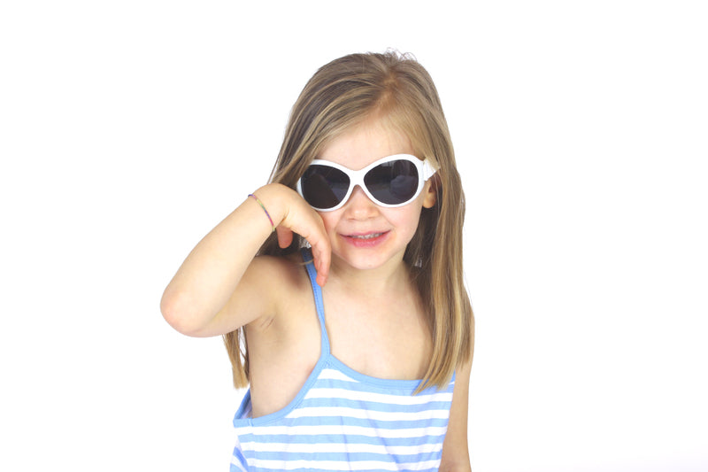 Banz: Retro Sunglasses - Cool White (2 & Under)