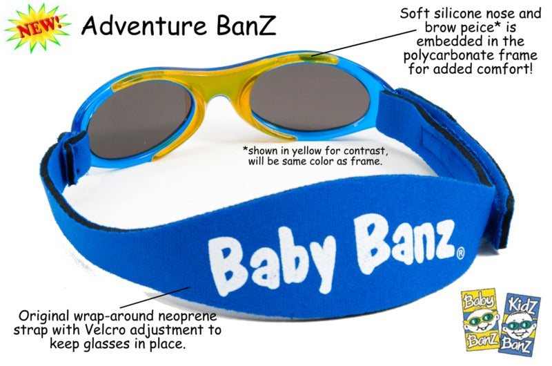 Adventure Kidz Banz Blue Dot Sunglasses