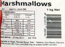 Rainbow Confectionery: Marshmallows Lollies 1kg