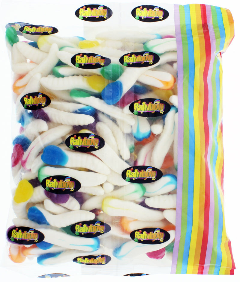 Rainbow Confectionery: Huhu Grubs Lollies 1kg (Bulk)